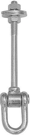M12 x 130 mm hintahorog, 70 kg teherbírással