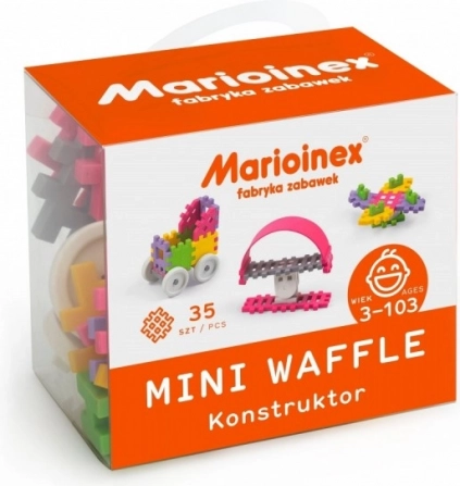 Mini Waffle építőkészlet 35 db lányoknak