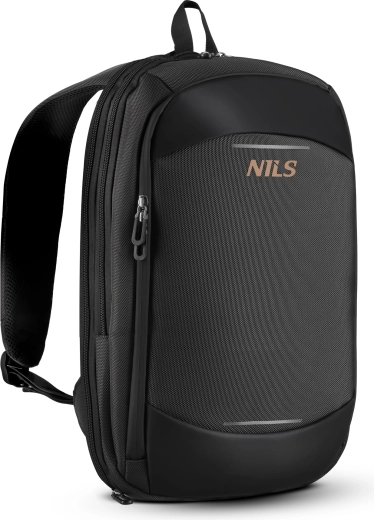 NILS városi laptop hátizsák szürke színben