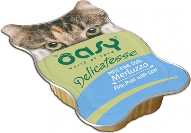 Oasy Delicatesse tőkehal macskáknak 85 g