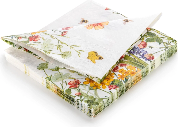 Meadow papírszalvéta 33 × 33 cm, 3 rétegű, 20 db