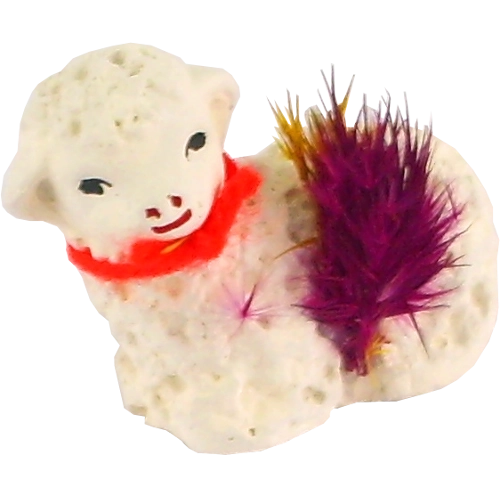 Fekvő húsvéti bárány 4,5 × 2,5 × 4 cm