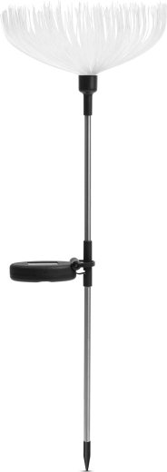 80 cm-es optikai szálas, polipszárnyú napelemes LED-dekoráció