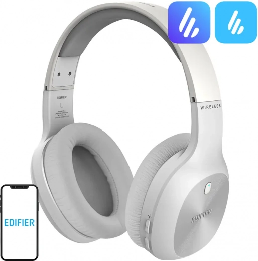 Vezeték nélküli EDIFIER W800BT Plus fejhallgató aptX-szel (fehér)