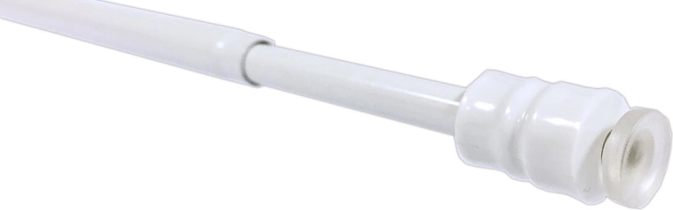 Vitrázs teleszkópos rúd tapadókorongokkal, fehér (56–90 cm)