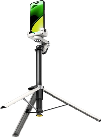 AOCHUAN Smart M3 Pro mobil stabilizátor RGB világítással, fehér