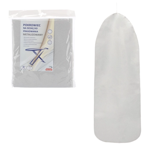 Fémbevonatú vasalódeszka huzat 127 × 50 cm