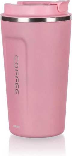 ARTY termosz bögre 450 ml rózsaszín rozsdamentes