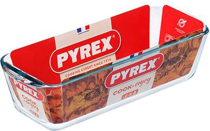 Pyrex üveg kenyérsütő forma 31 × 12 cm, 1,7 l