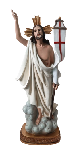 Feltámadt Jézus Krisztus figura 40,5 cm - 1 db
