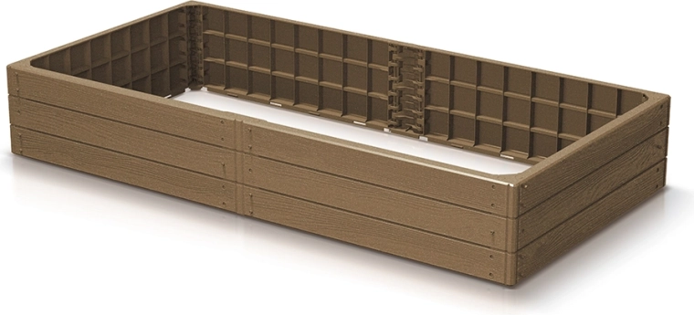 Megemelt kerti ágyás Base Woody Eco Wood 149 cm – természetes barna