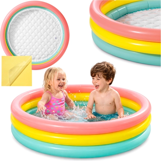 INTEX gyermek felfújható medence puha aljjal