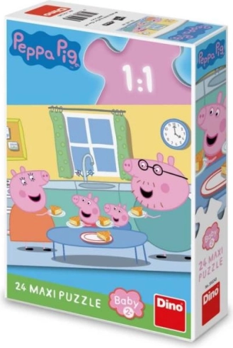 Peppa malac puzzle ebéd 24 maxi darabbal