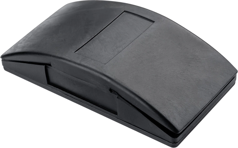 Gumiból készült csiszolópapír-tartó 125 × 65 mm
