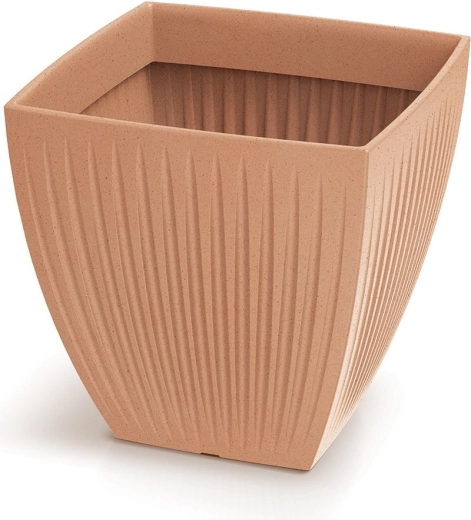 Latia Square virágtartó 40 × 40 × 40 cm terrakotta