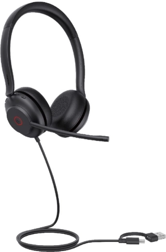 Yealink UH35 Dual Teams USB‑C/USB‑A vezetékes headset