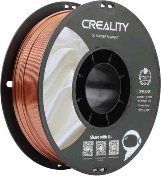 Filament CR-PLA Silk Creality rézszínű