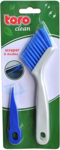 Toro fugatisztító kefe kaparóval