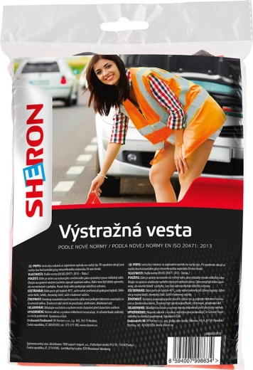 SHERON figyelmeztető mellény CZ/SK
