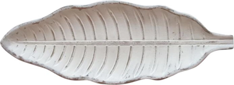 Dekoratív fa levél alakú tálca 38 cm TORO