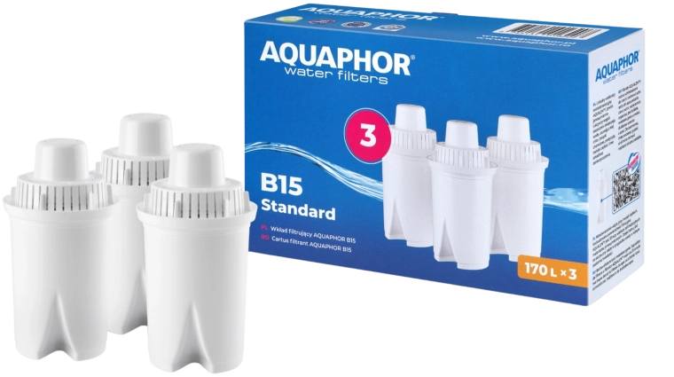 AQUAPHOR B15 Standard vízszűrő betét készlet kancsóhoz – 3 db