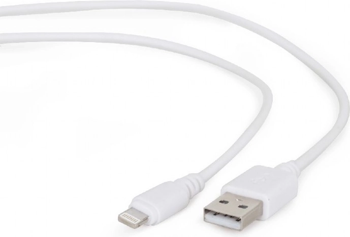 Fehér USB kábel 8 tűs 1m