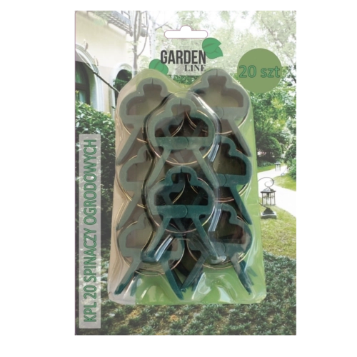 20 darabos kerti növényrögzítő kapcsok készlete