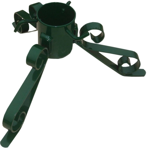 Fém karácsonyfaállvány, zöld