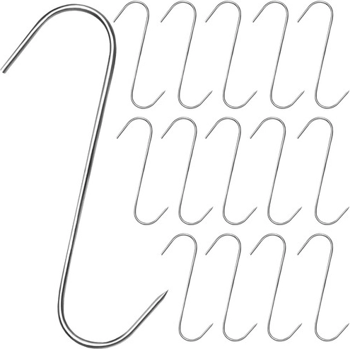 15 cm-es akasztóhorgok – 15 db-os készlet