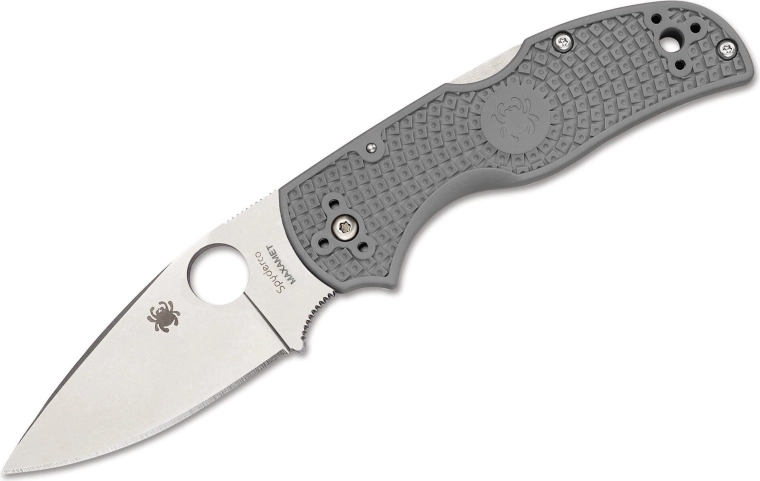 Spyderco Native 5 Lightweight zsebkés szürke, Maxamet, szatén
