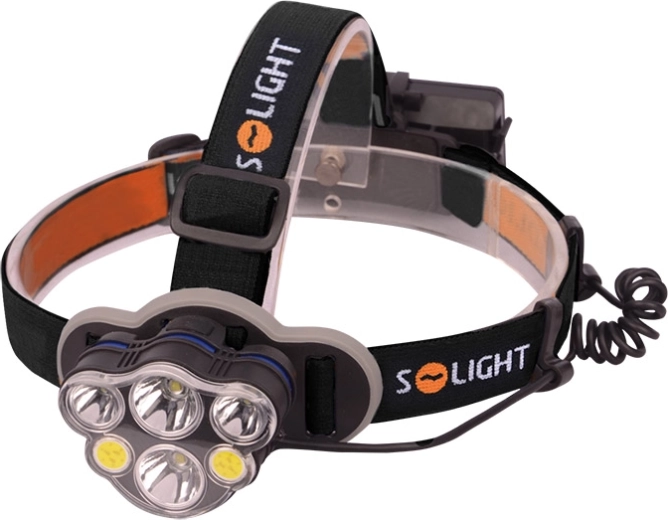 Solight újratölthető LED fejlámpa, 550 lm