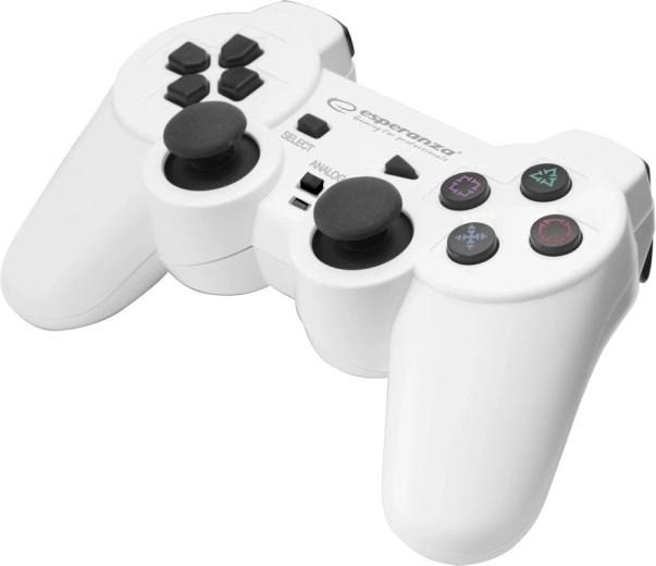 Esperanza Trooper rezgő gamepad PC-hez és PlayStation 3-hoz (USB, fehér/fekete)