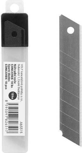 Csere letörhető pengék 18 mm CONCORDE, 10 db