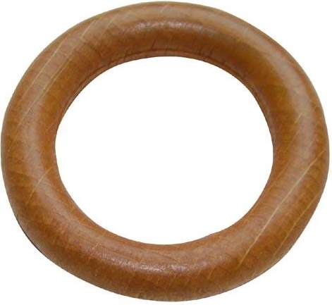 Fa függönykarika – cseresznye, 10 db-os készlet