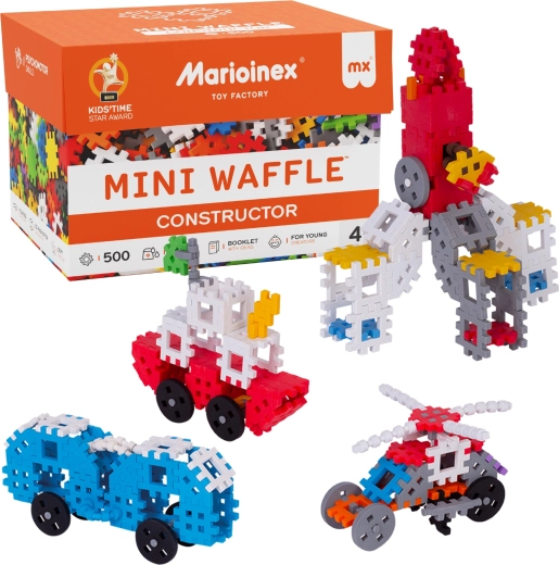 Marioinex Mini Waffle építőjáték 500 elemmel
