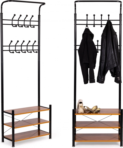 ModernHome állófogas polcokkal ruhákhoz