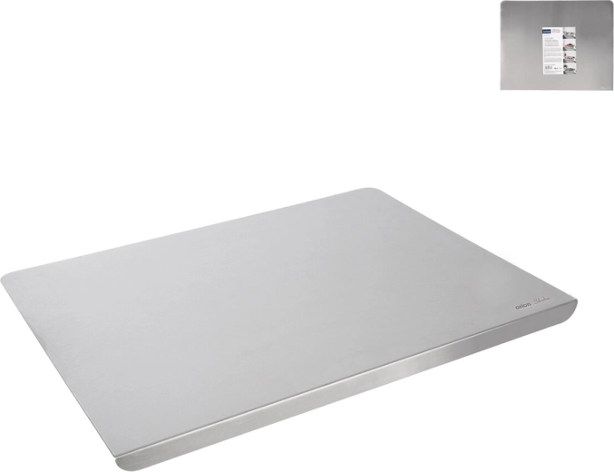 Rozsdamentes acél tésztanyújtó lap Silverline 50 × 40 cm