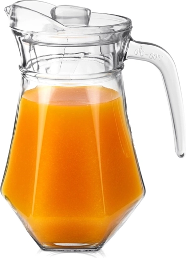 Üvegkancsó fedéllel, 1,2 l