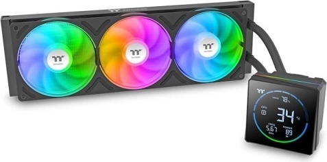 Thermaltake TH360‑S V3 ARGB AIO folyadékhűtés LCD kijelzővel