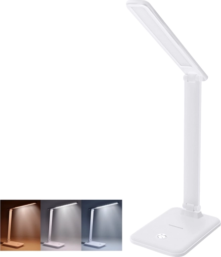 Solight LED asztali lámpa 10 W érintésvezérléssel és állítható fényhőmérséklettel, fehér
