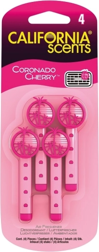 California Scents Coronado Cherry szellőző illatpálcikák, 4 db