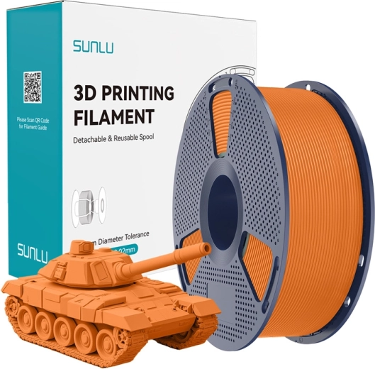 Sunlu PLA+ high-speed filament narancssárga
