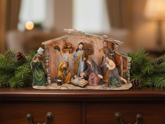 Karácsonyi betlehem 17,5 × 5 × 10,5 cm