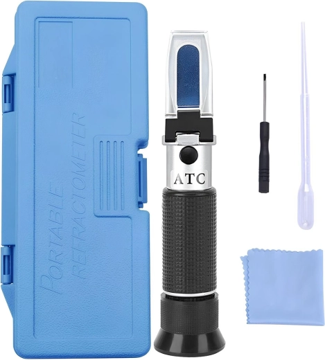 RENEW FORCE alkoholrefraktométer 0–80% ATC-vel - 1 db