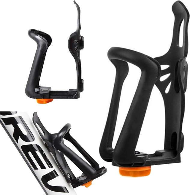 Állítható kulacstartó kerékpárra – fekete