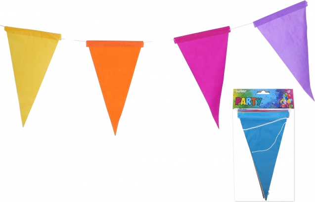 Papírzászlós girland