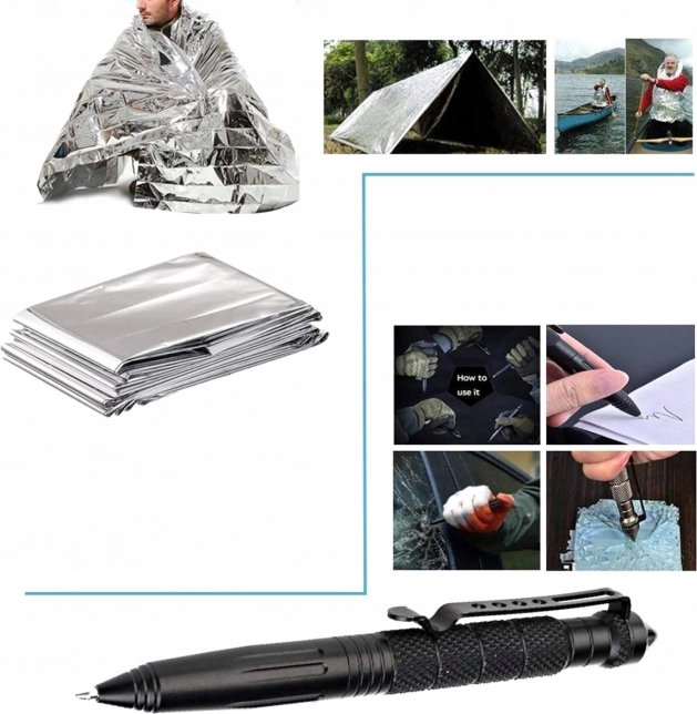 12 az 1-ben túlélőkészlet SOS tokban