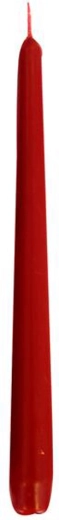 Provence kúpos gyertya, sötétpiros, 24,5 cm