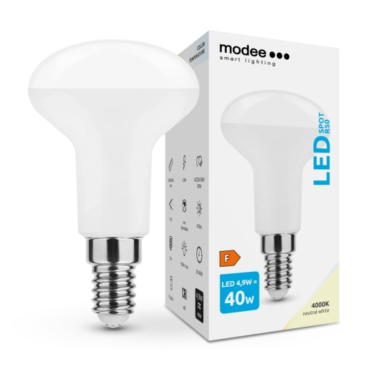 Modee Lighting LED izzó R50 4,9 W E14 semleges fehér