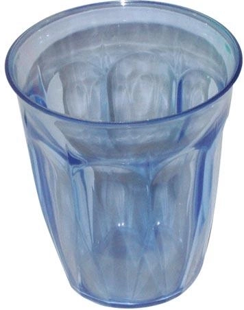 Edzett műanyag pohár üvegimitációval, 0,2 l